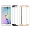 Извит стъклен протектор за Samsung Galaxy S7 Edge Бял